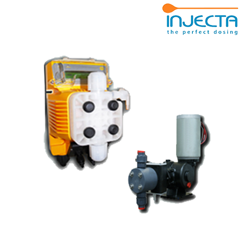 Injecta athena dan taurus series dosing Pump asal italia atau Electronic Metering Pump adalah pompa khusus untuk menginjeksikan chemical secara terukur dan akurat serta aman untuk aplikasi Industri, Pengolahan Air Limbah, dan Air Minum